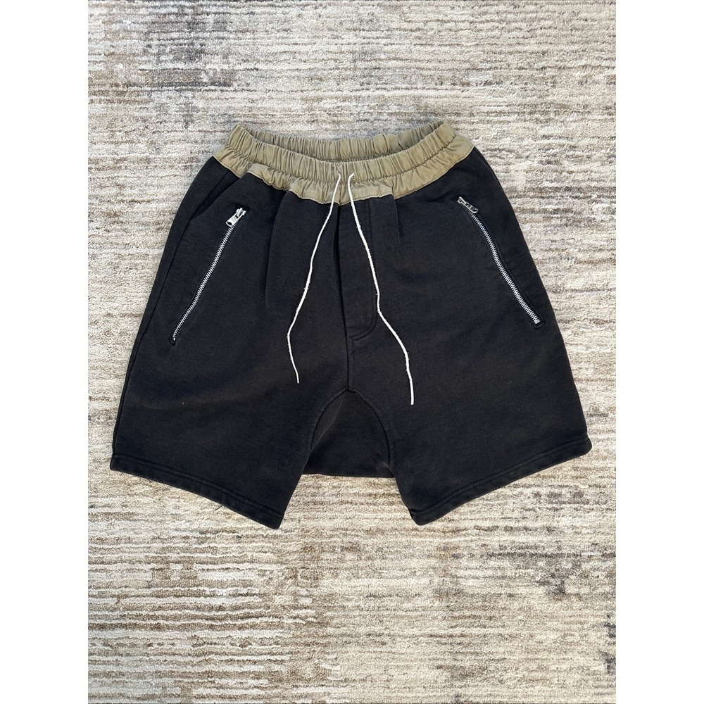 Fear Of God Short Black Sz M/L Fourth Collection 2015-16 Drop Crotch Elastic Wai